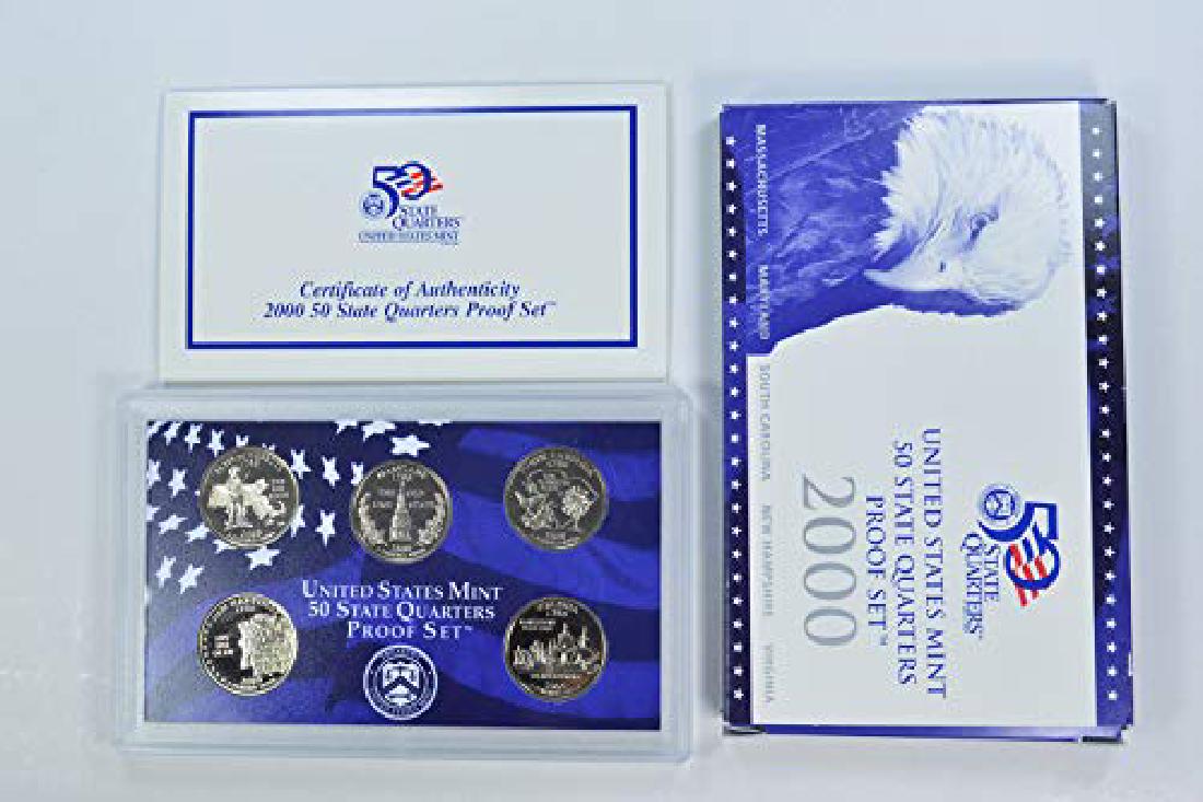 2000-S US Mint Quarter Proof Set in OGP & COA (1 of 1)