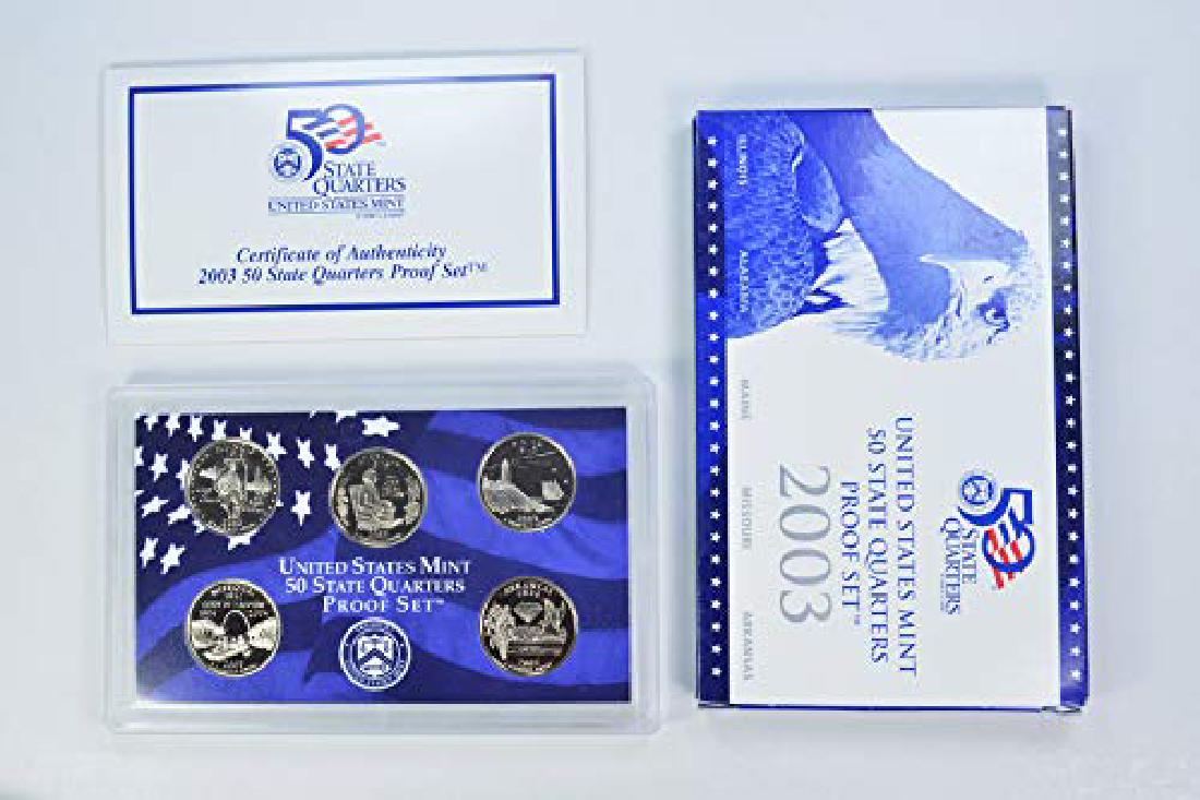 2003-S US Mint Quarter Proof Set in OGP & COA (1 of 1)