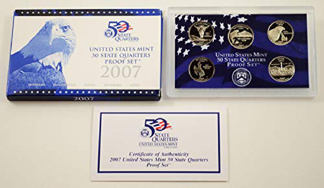 2007-S US Mint Quarter Proof Set in OGP & COA (1 of 1)