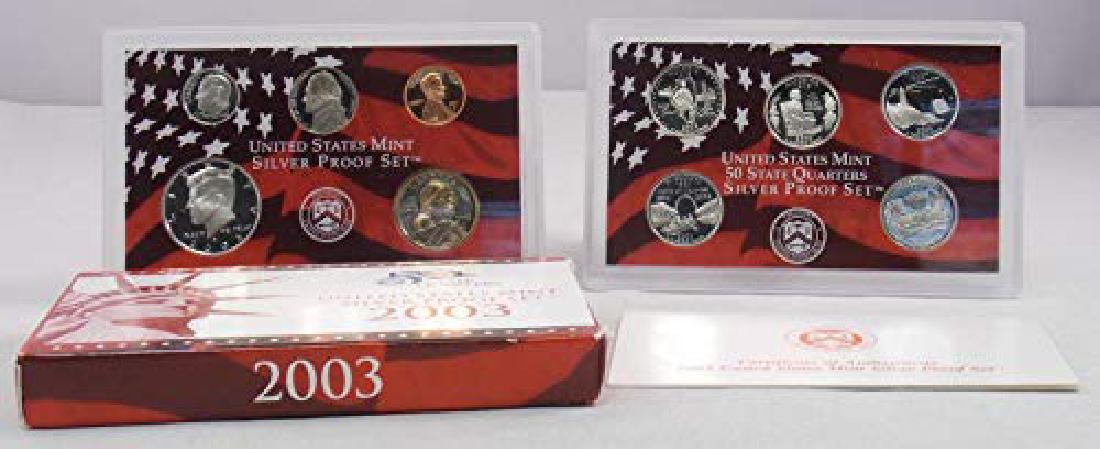 2003-S US Mint Silver Proof Set in OGP & COA (1 of 1)
