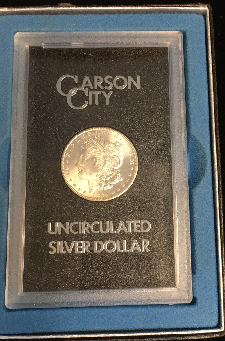 1884-CC $1 Morgan Silver Dollar GEM BU 64/65 (no COA, (1 of 9)