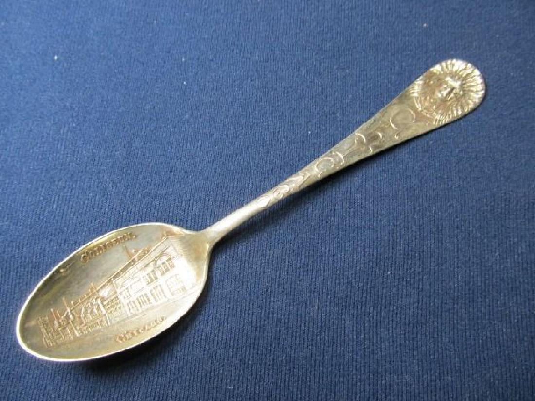 CHICAGO COLISEUM STERLING SOUVENIR SPOON XLNT CONDITION (1 of 5)