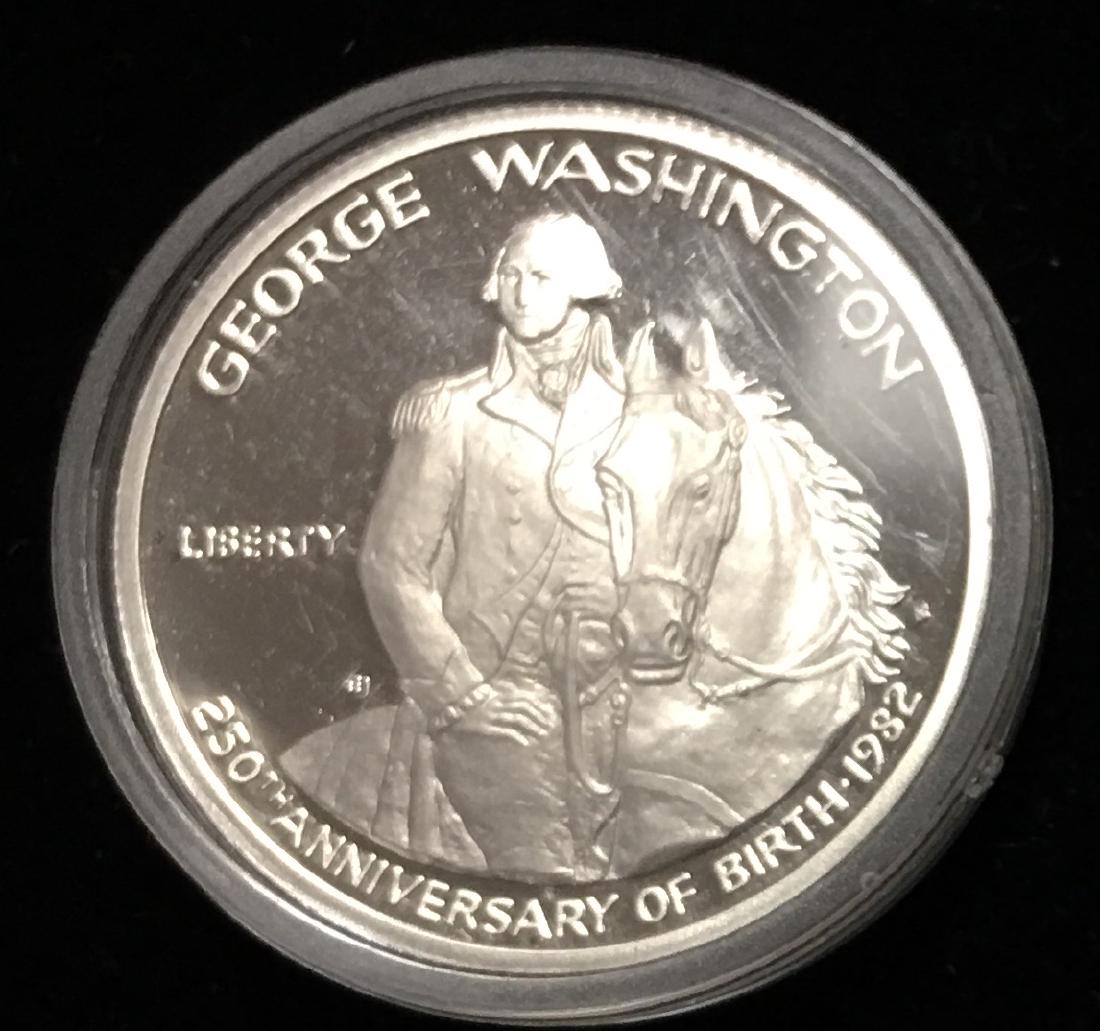 1982-S 50C G.Washington Modern Commemorative Silver (1 of 2)