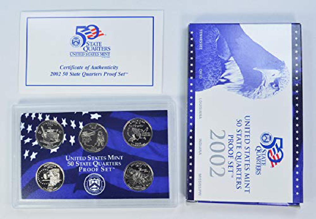 2002-S US Mint Quarter Proof Set in OGP & COA (1 of 1)