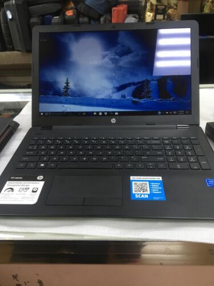 HP 15-BS020WM TOUCHSCREEN LAPTOP INTEL PENTIUM QUAD: WIN 10 HOME, WIFI READY, THREE USB PORTS, ONE HDMI PORT, ONE ETHERNET PORT, ONE SD CARD SLOT, DVD-WRITER. PRE-OWNED, FACTORY RESET AND IN GREAT WORKING CONDITION. SCRATCH ON SCREEN. COMES IN ORIGINAL 