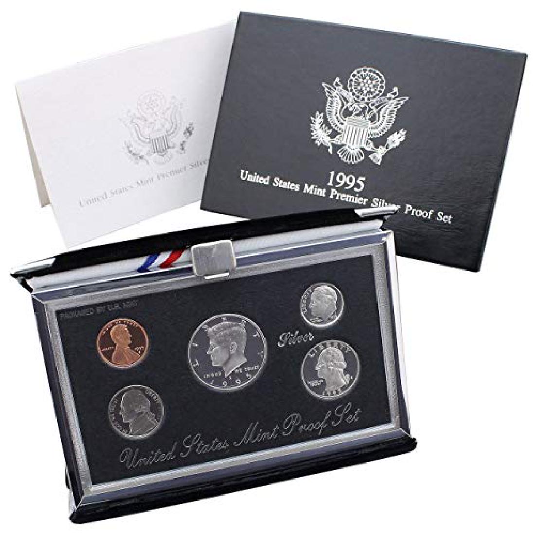 1995-S Premier Silver Proof Set  in OGP & COA (1 of 3)