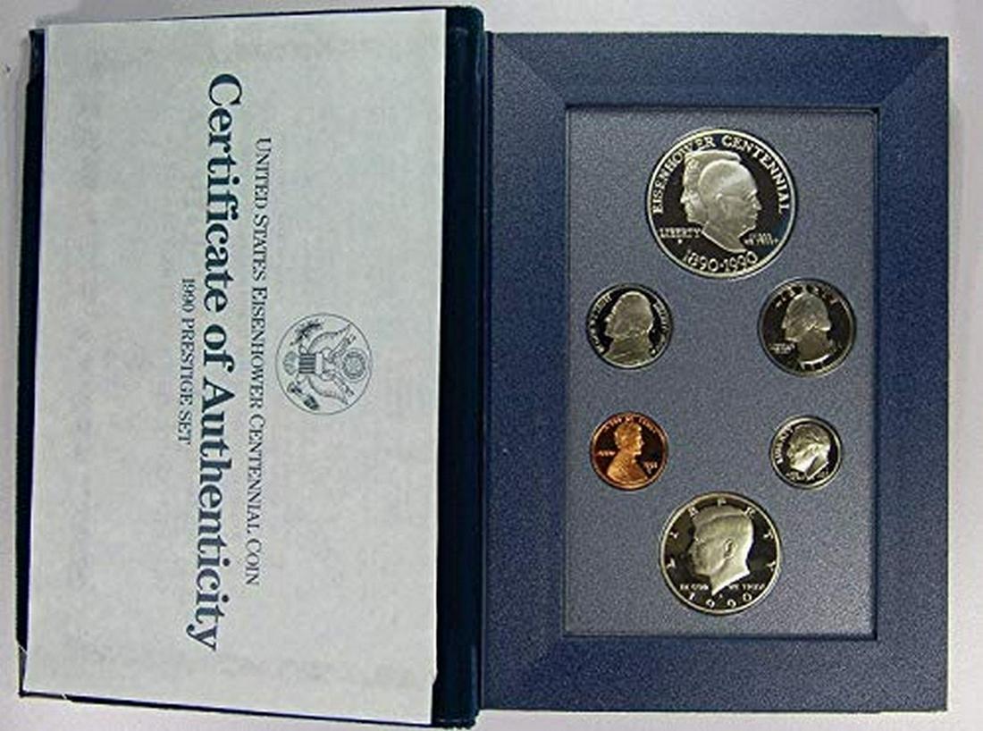 1990-S Prestige Proof Set in OGP & COA: 1990-S Prestige Proof Set in Original Government Packaging - Proof