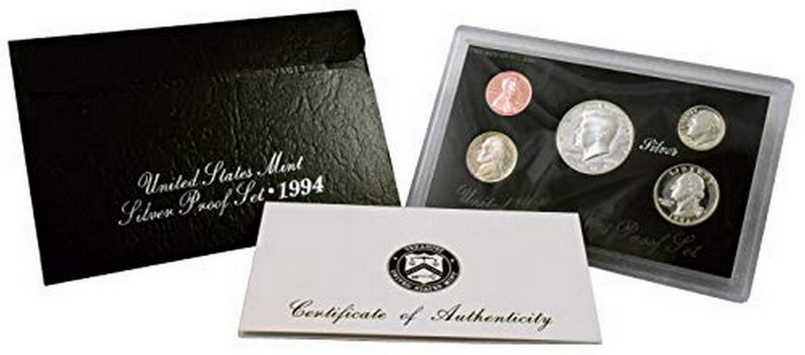 1994-S US Mint Silver Proof Set in OGP & COA: 1994-S US Mint Silver Proof Set in OGP & COA