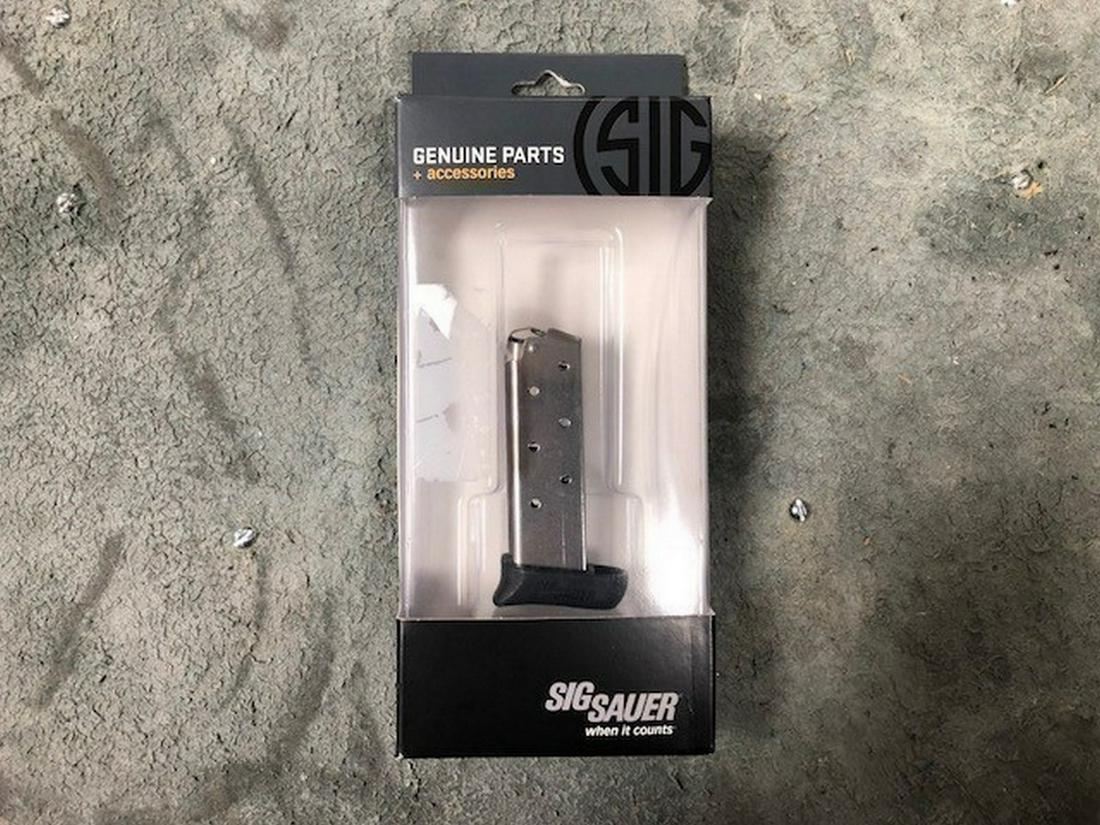 Sig Sauer P238 Magazine.: These are 1 Sig Sauer P238 Magazine 7 rnds, good shape. Please ask about questions or more pictures before bidding and we will try to answer them the best we can. If you are a local buyer, please feel