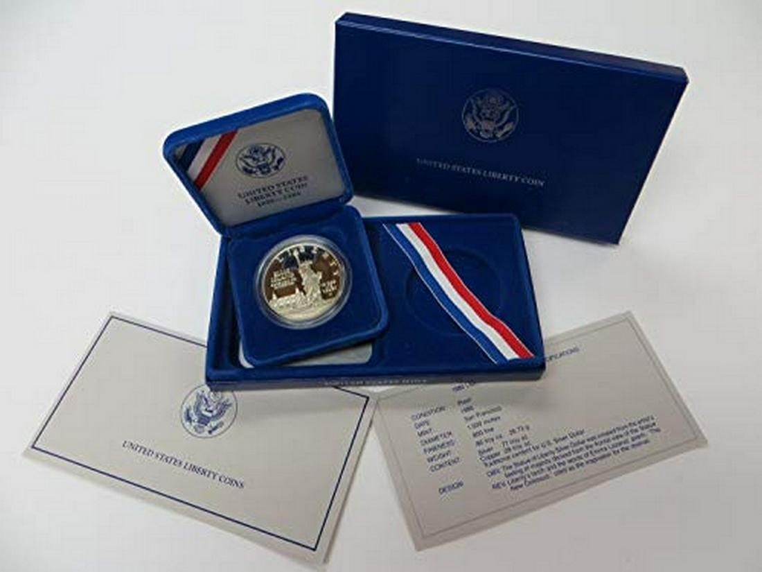 1986-S $1 Statue of Liberty Commemorative Silver Dollar: 1986-S $1 Statue of Liberty Commemorative Silver Dollar in US Mint Original Government Packaging Proof