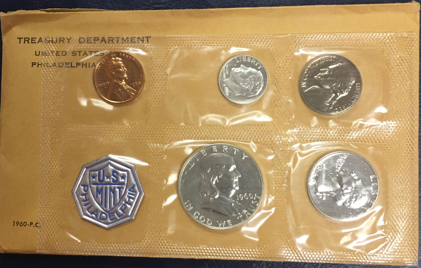1960 P Silver Proof Set in Original Government Envelope (1 of 3)