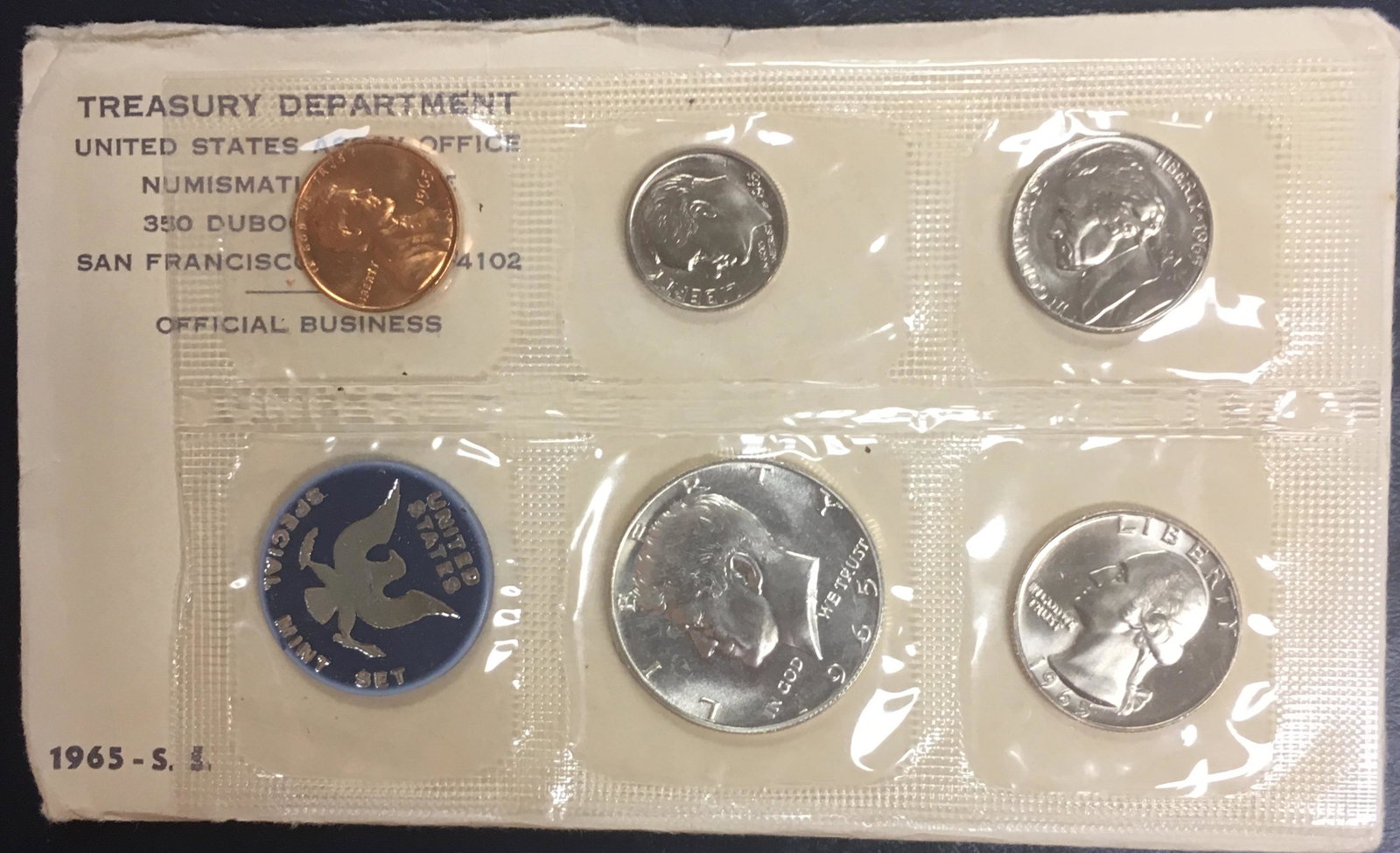 1965-SMS Special Mint Set in Original Government (1 of 3)