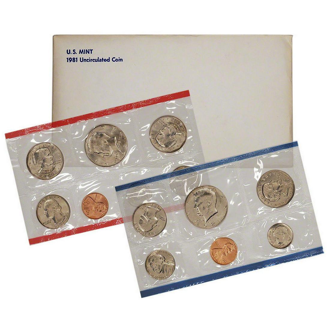 1981 US Mint Set in Original Government Envelope (1 of 1)