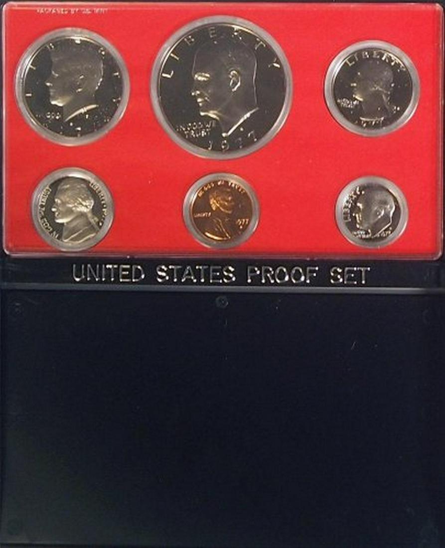 1977 S US Mint Proof Set Original Government Packaging (1 of 1)