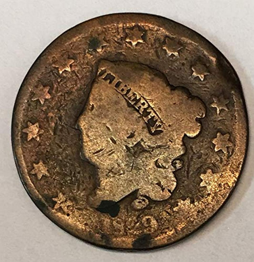 1829 Liberty Head Large Cent 1c Good (1 of 1)
