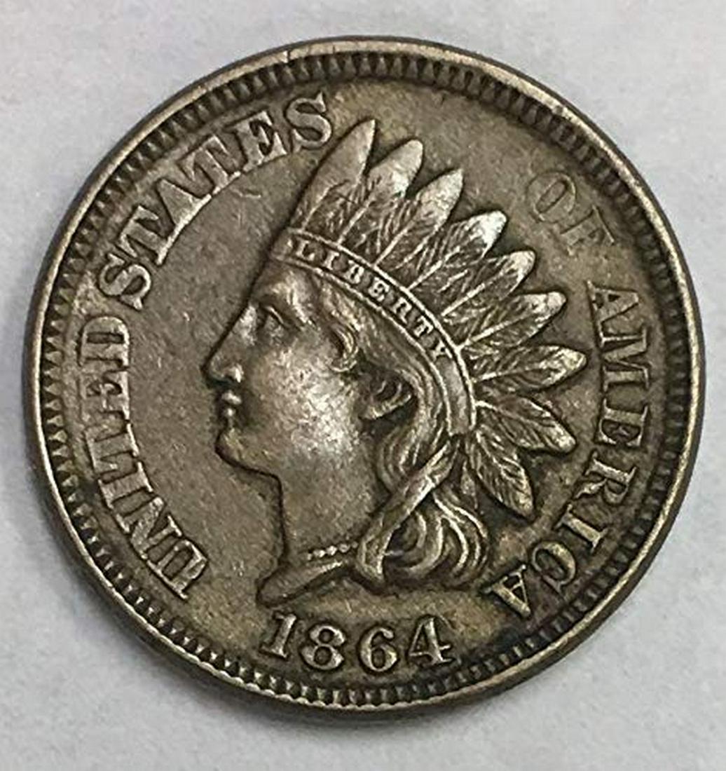 1864 Indian Head Cent Copper-Nickel 1c EF (1 of 1)