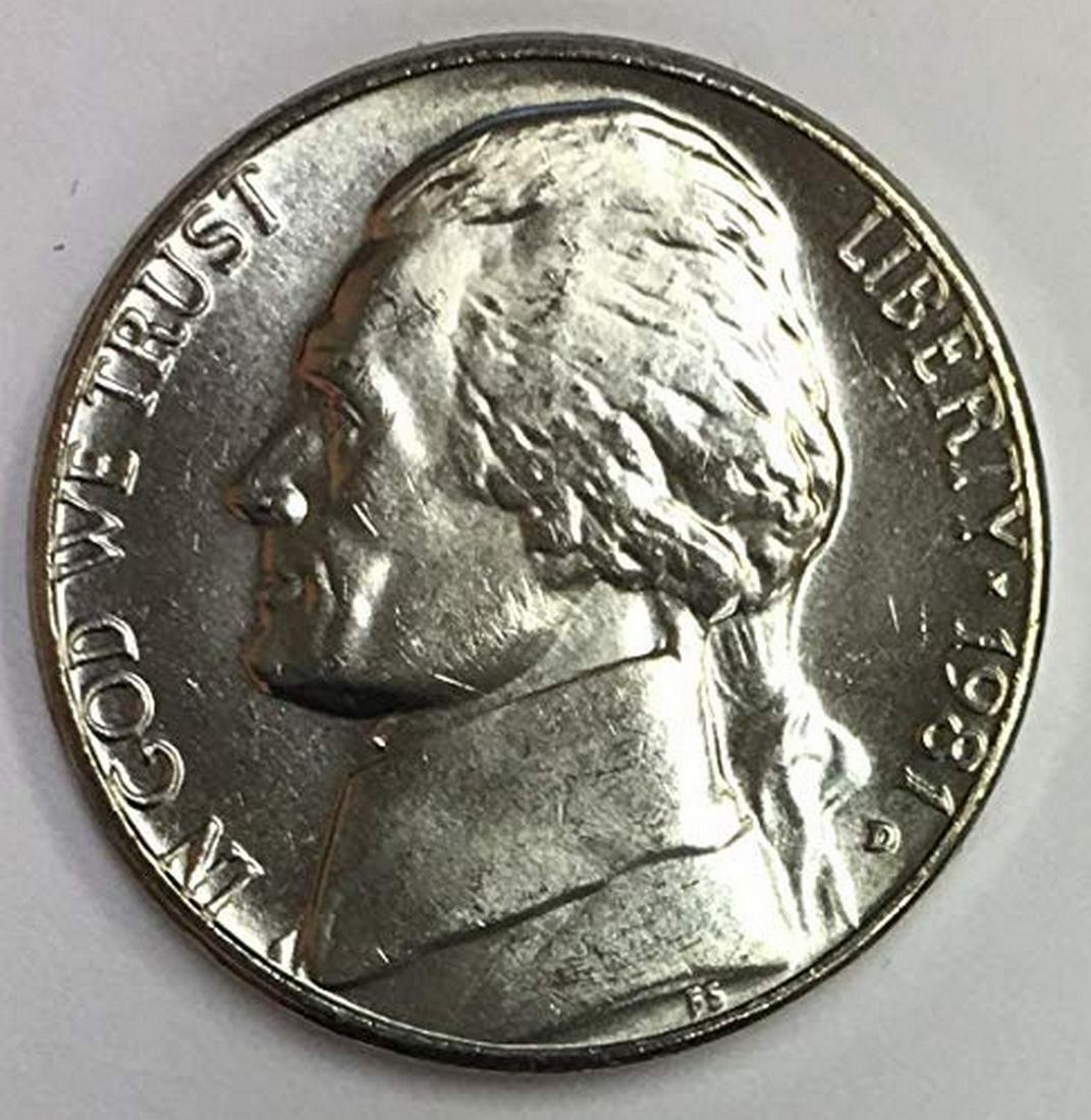 1981 D Jefferson Nickel Five-Cent Piece BU (1 of 1)