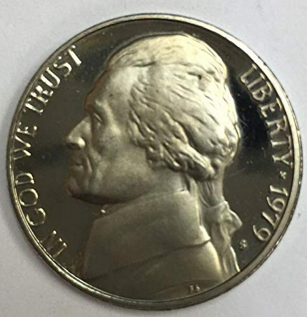 1979 S Jefferson Nickel Type 2 Five-Cent Piece Proof (1 of 1)