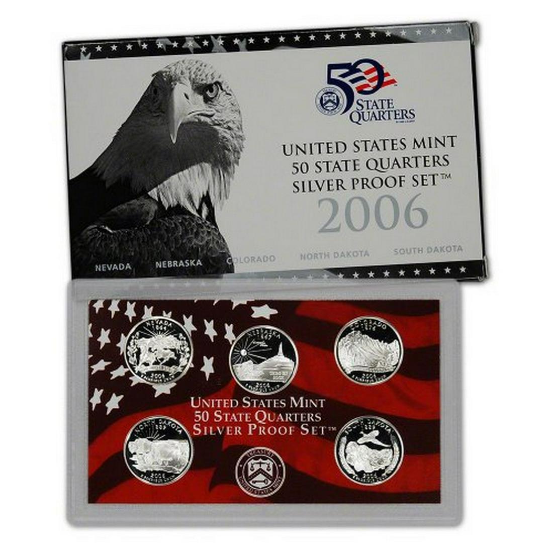 2006-S US Mint Silver State Quarter Proof Set in OGP & (1 of 3)