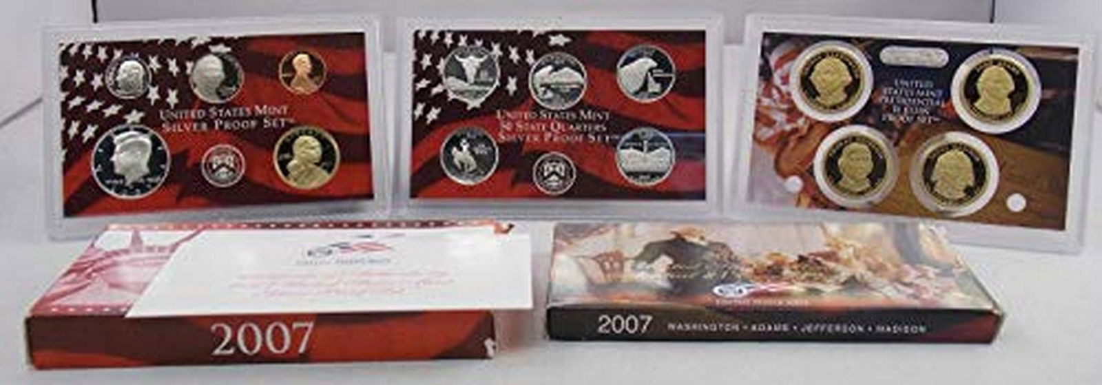 2007-S US Mint Silver Proof Set in OGP & COA (1 of 4)