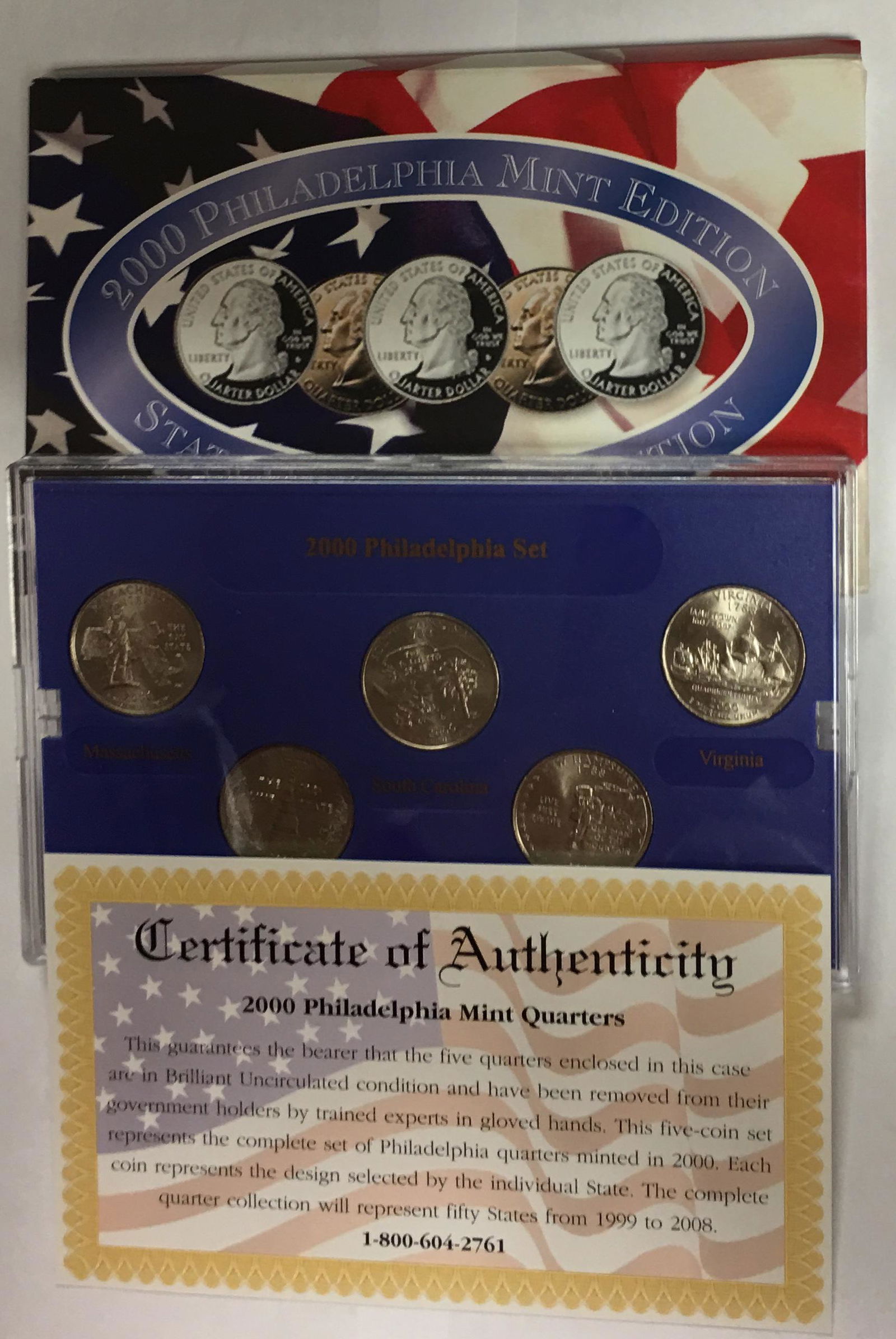 2000 P Philadelphia Mint Edition State Quarter (1 of 4)