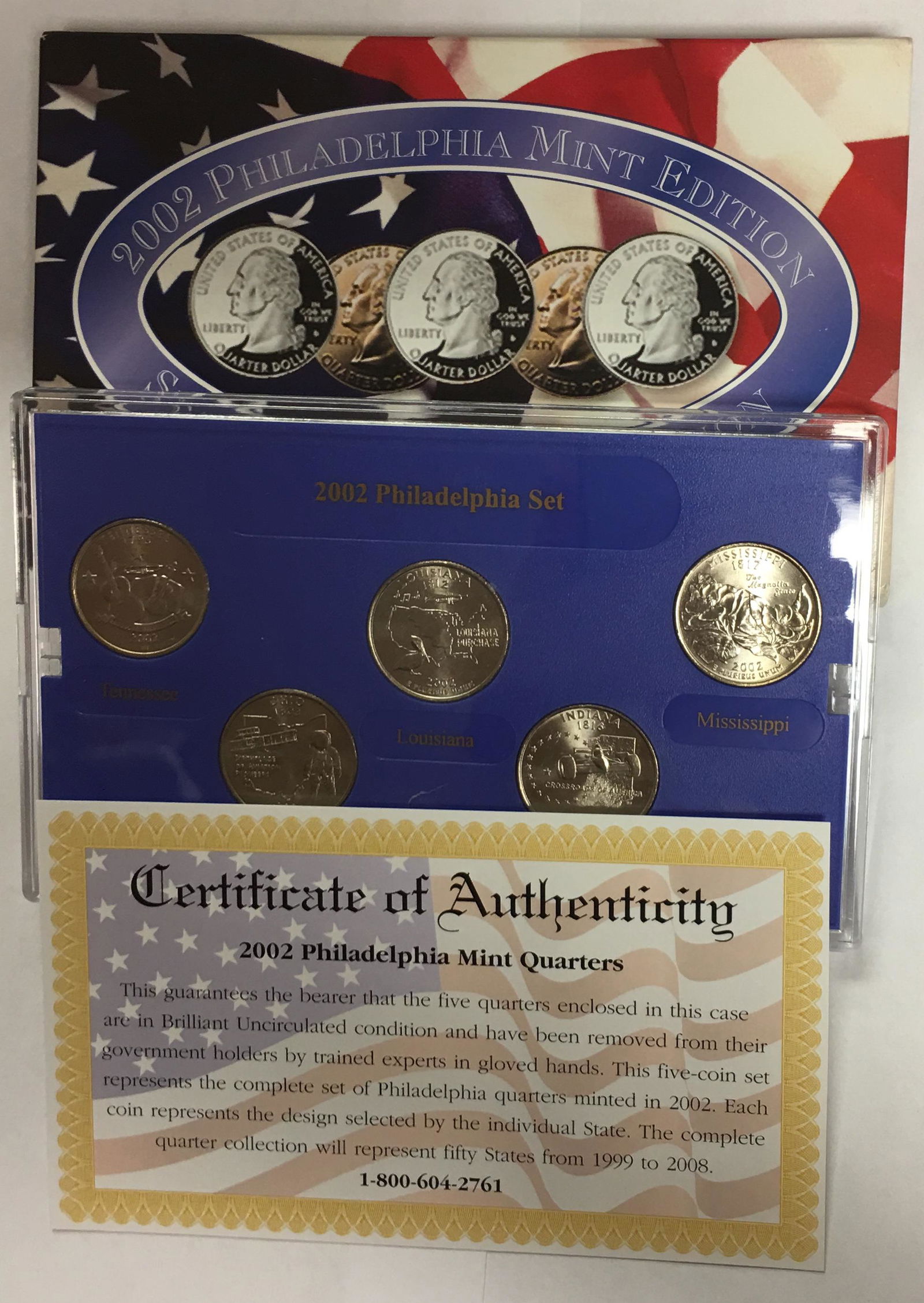 2002-P Philadelphia Mint Edition State Quarter (1 of 4)