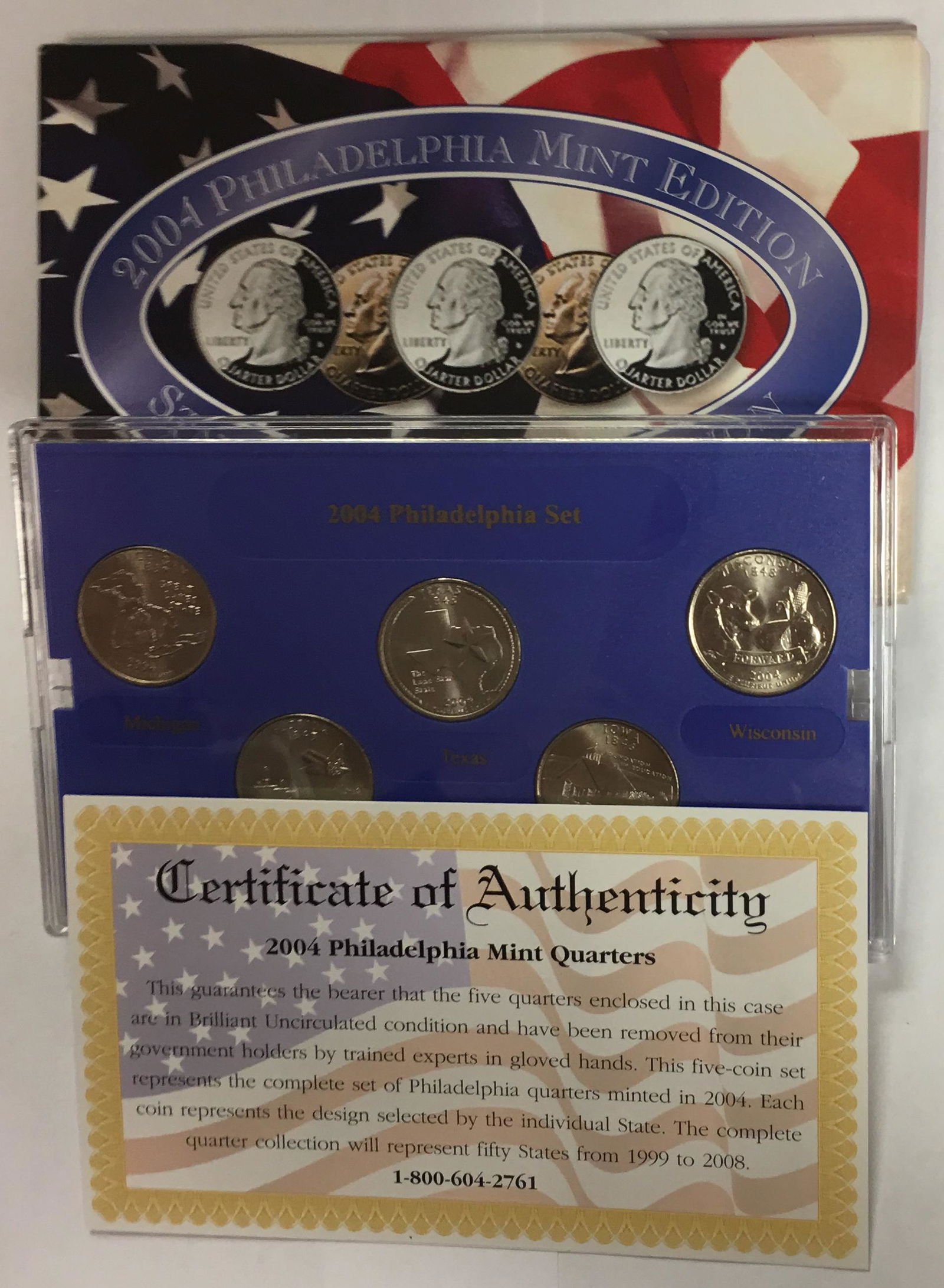 2004-P Philadelphia Mint Edition State Quarter (1 of 4)