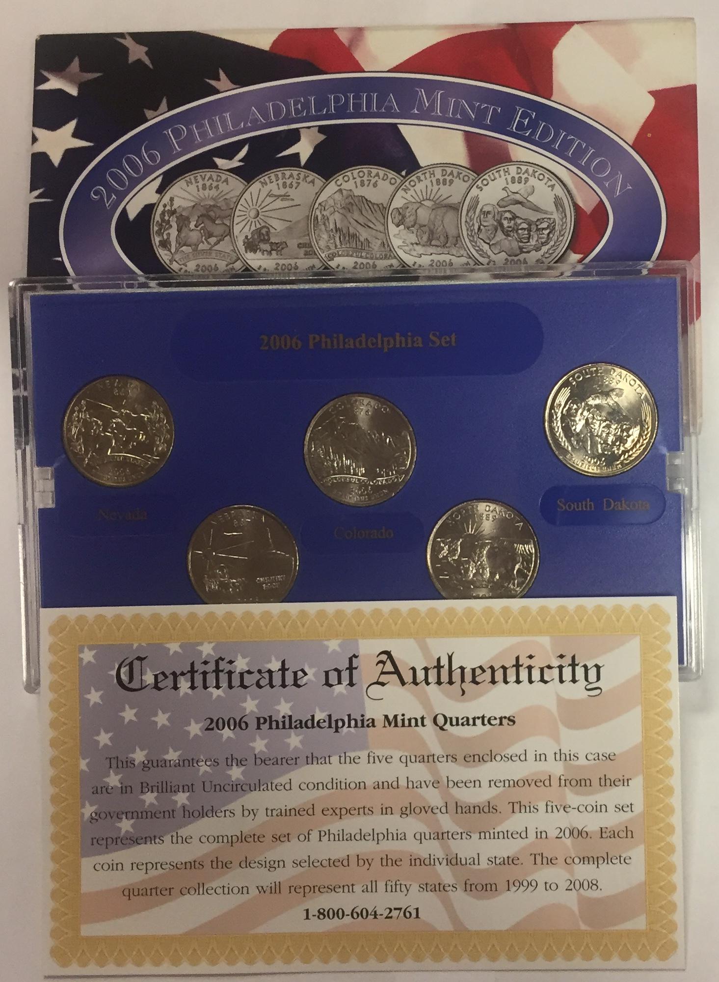 2006-P Philadelphia Mint Edition State Quarter (1 of 4)