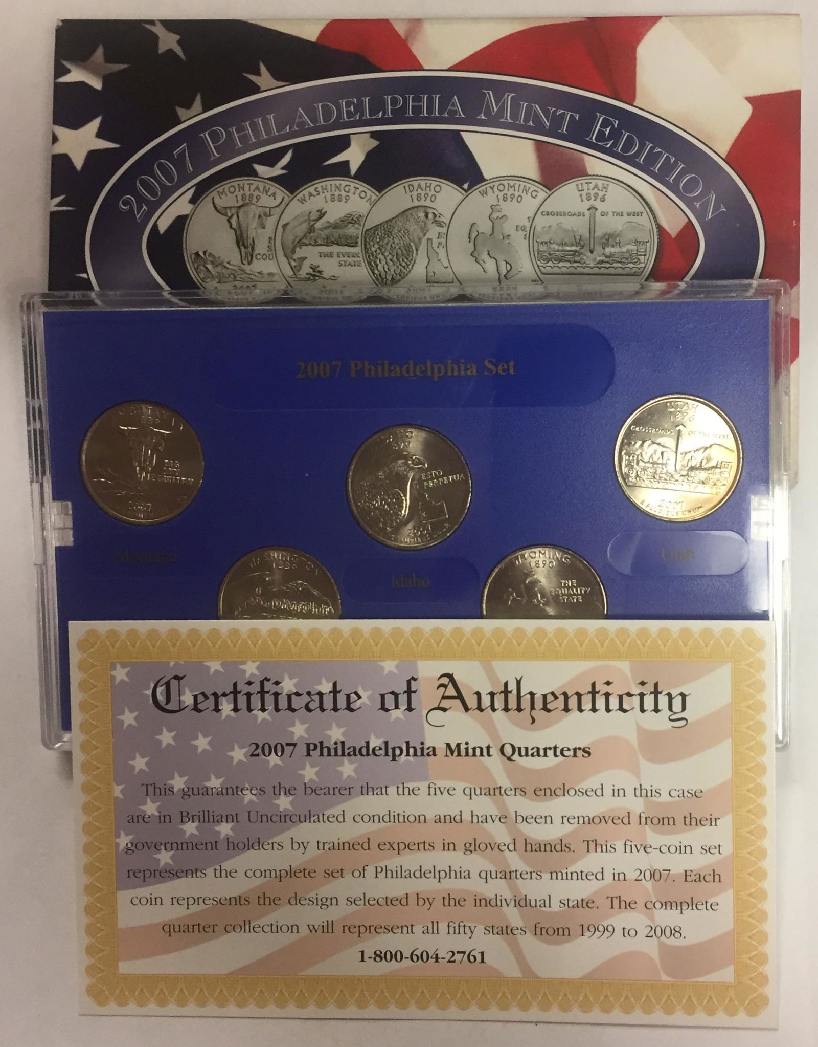 2007-P Philadelphia Mint Edition State Quarter (1 of 4)