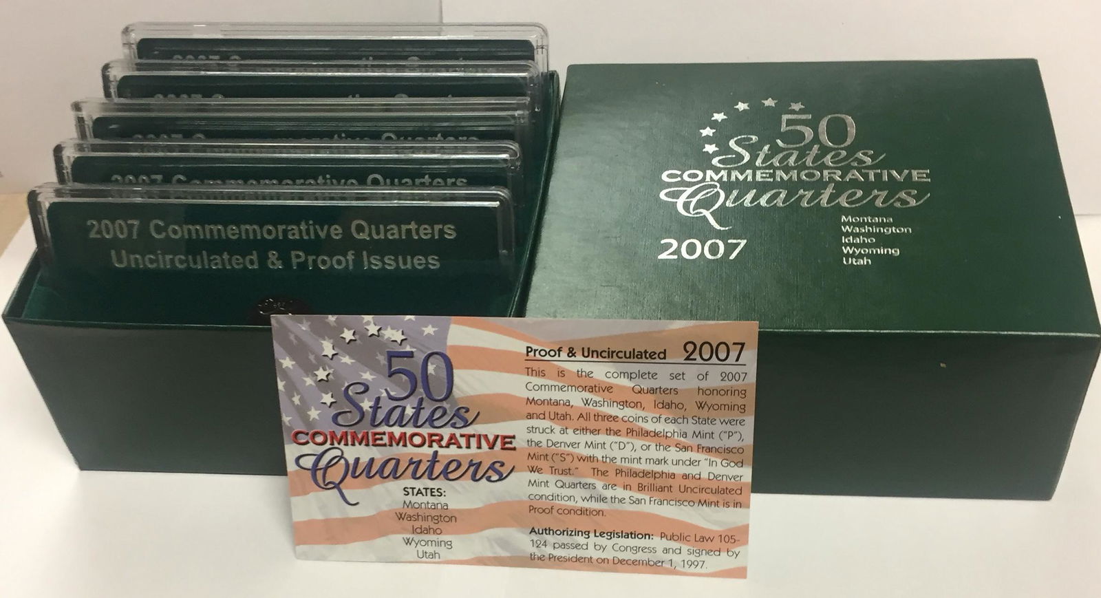 2007-P,D,S Fifty States Commemorative Quarters Set (1 of 4)