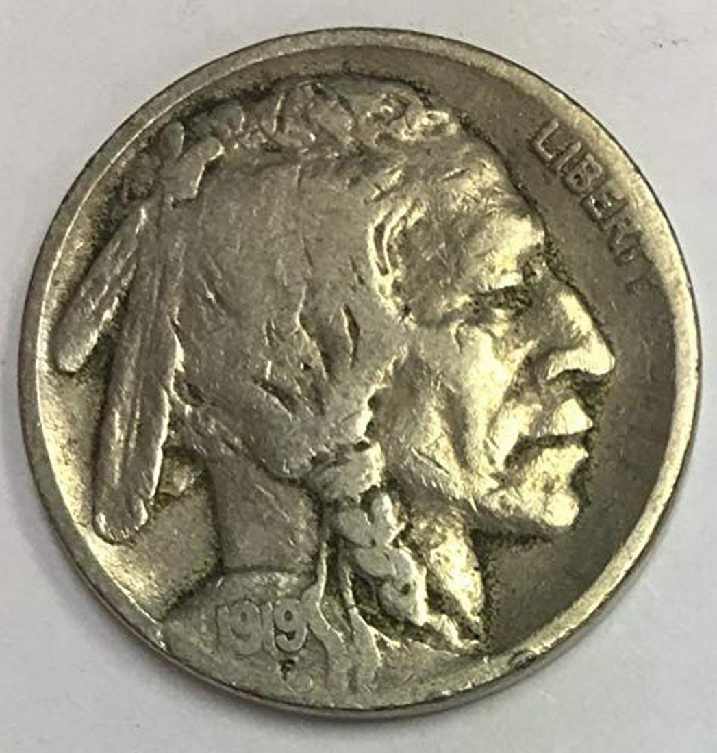 1919 P Indian Head or Buffalo Nickel Average Circulated (1 of 1)
