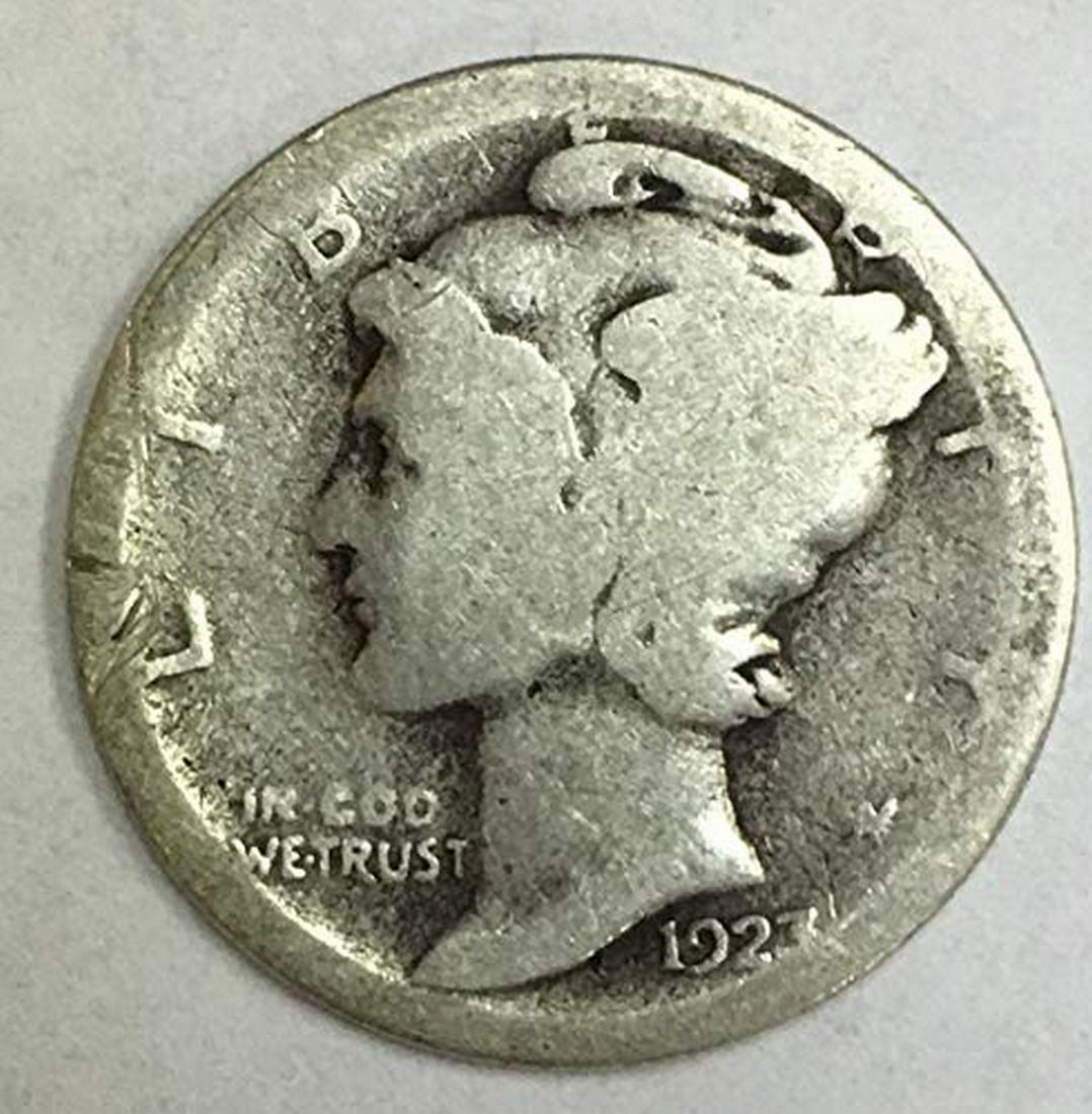 1923 S Mercury Dime 90% Silver 10c Average Circulated (1 of 1)