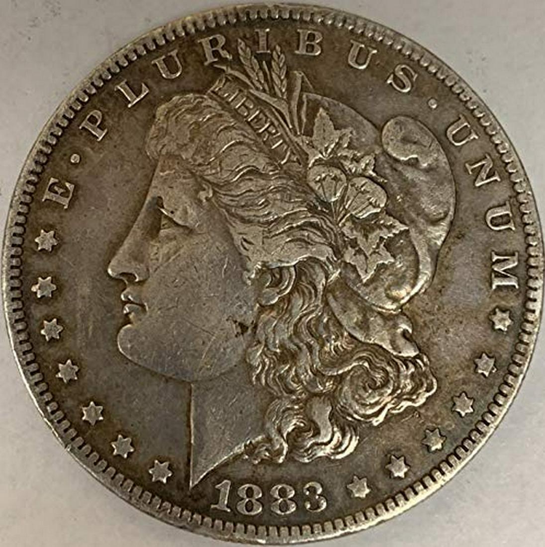 1883 O Morgan Silver Dollar Average Circulated $1 G-VG (1 of 1)
