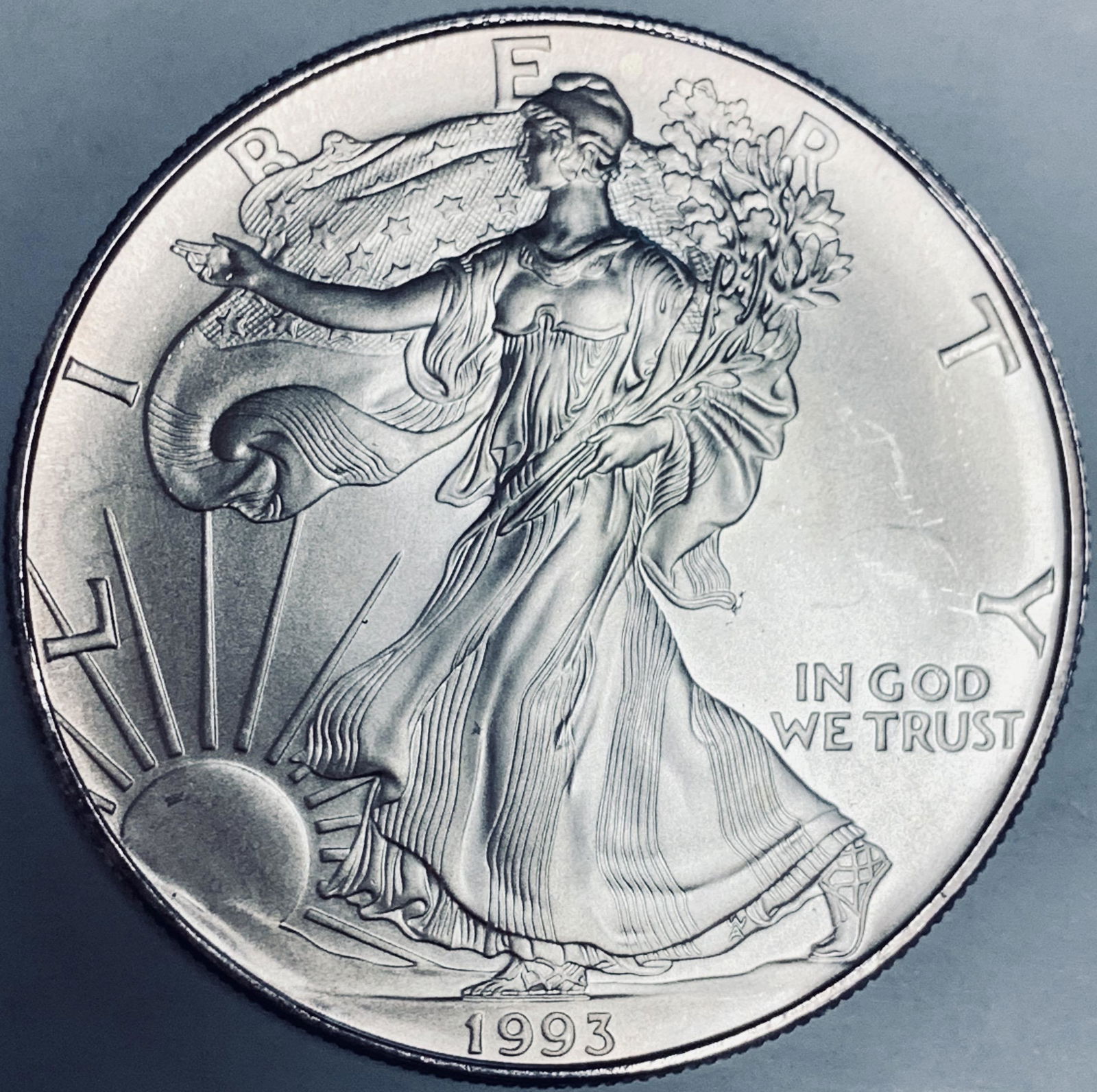 1993 $1 American Silver Eagle BU (1 of 2)