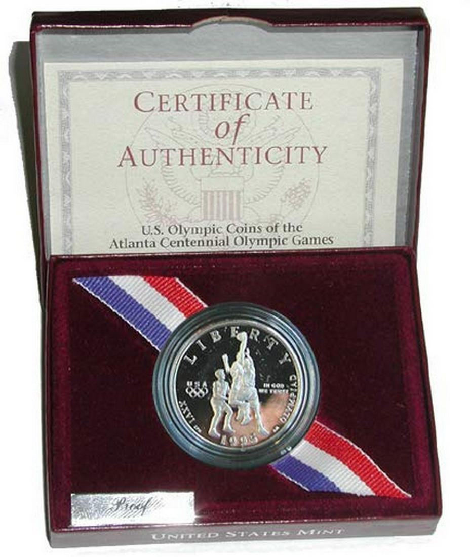 1995-S 50c Olympic - Basketball - Commemorative Half (1 of 3)