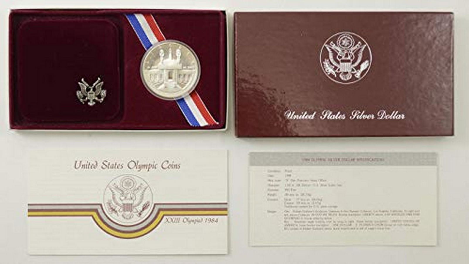 1984-S $1 Los Angeles XXIII Olympic Commemorative (1 of 3)