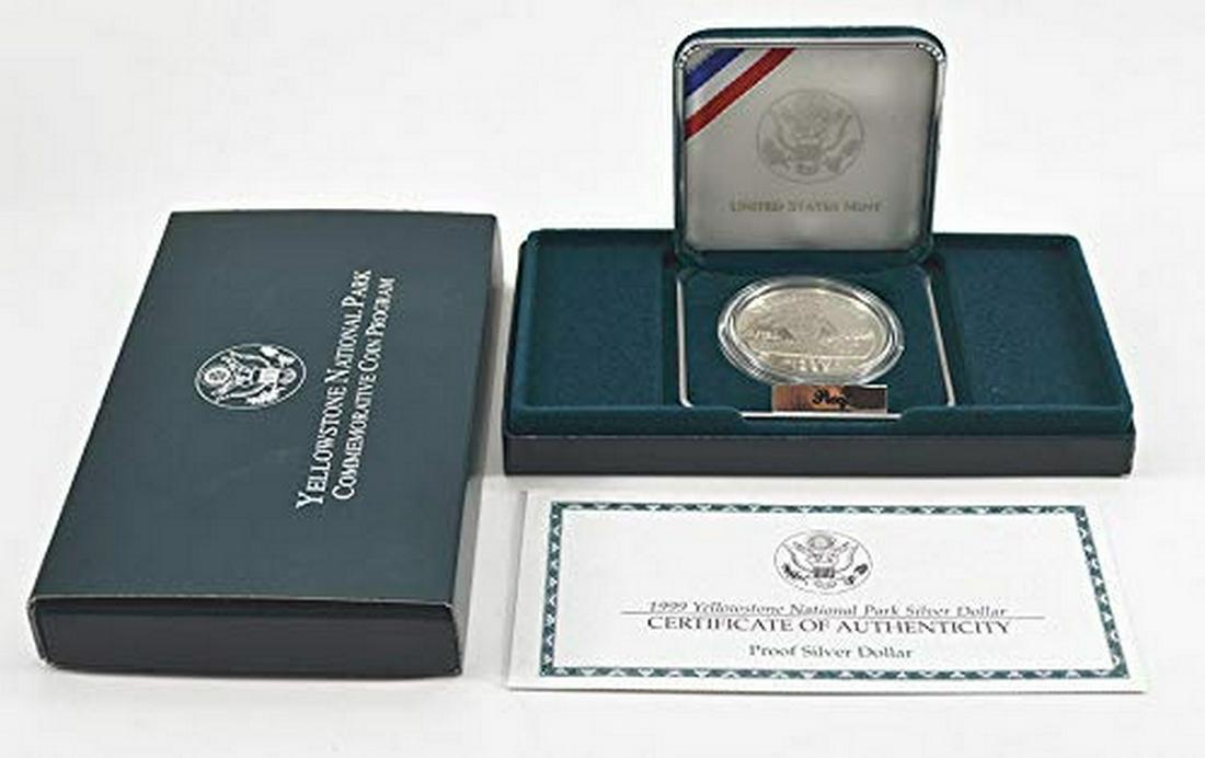 1999-P $1 Yellowstone Commemorative Silver Dollar in (1 of 3)