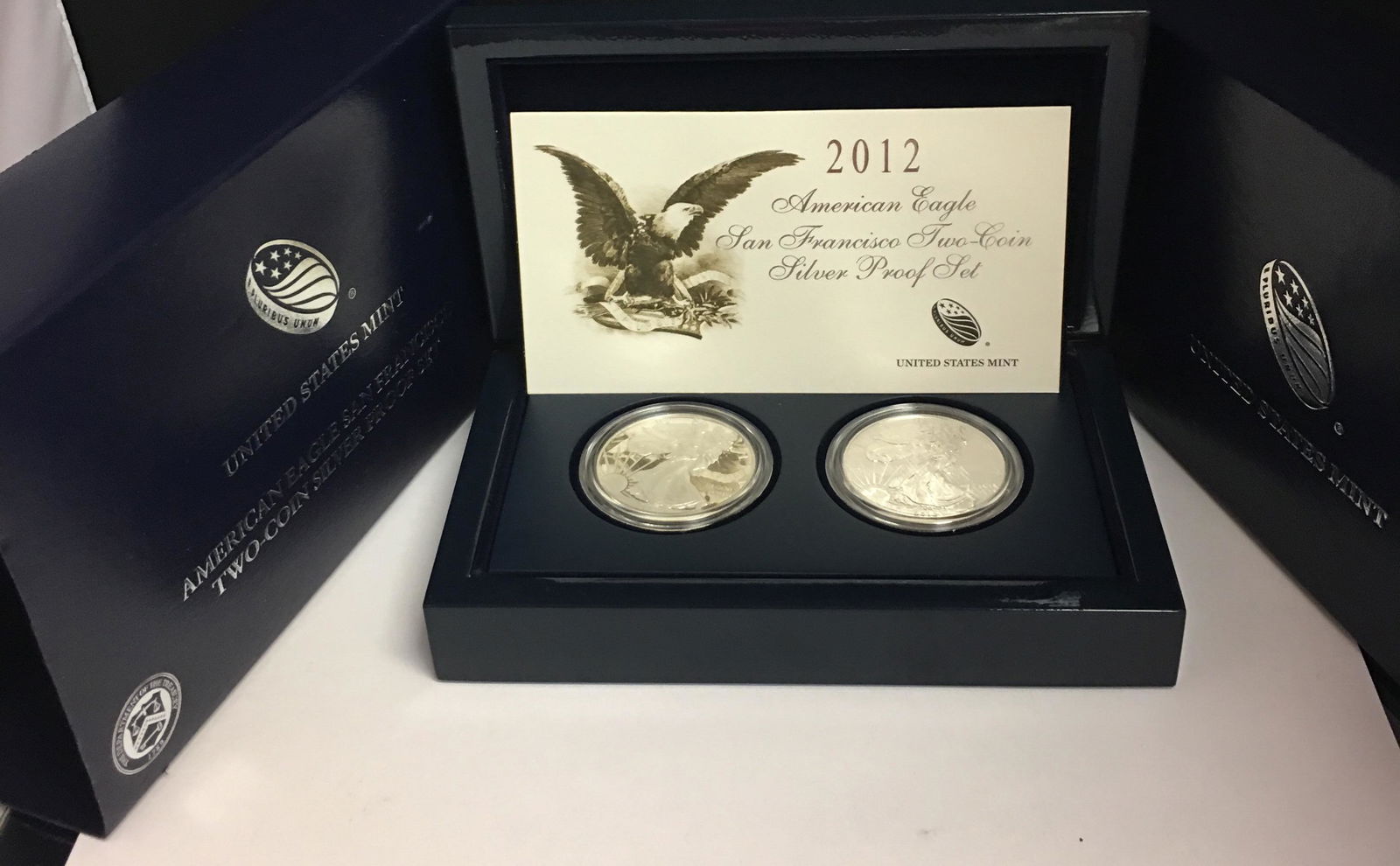 2012-S American Silver Eagle Two Coin Set Proof (1 of 3)