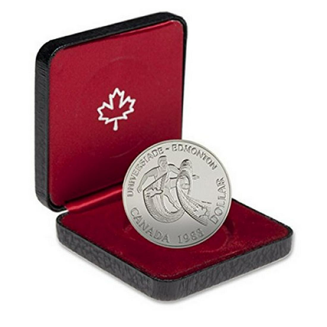 1983 CA Canada 50% Silver Dollar - Universiade-Edmonton (1 of 1)