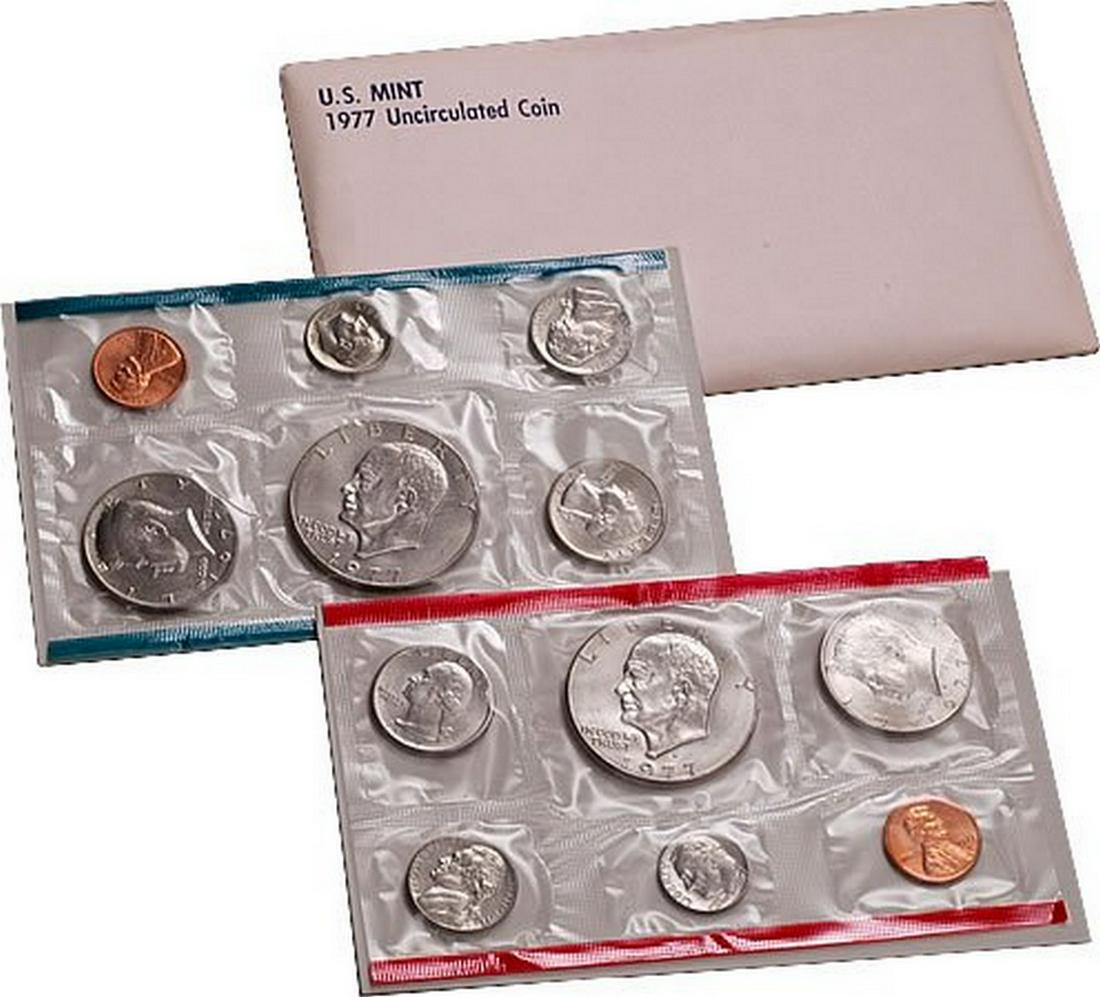 1977 US Mint Uncirculated Coin Set (1 of 1)