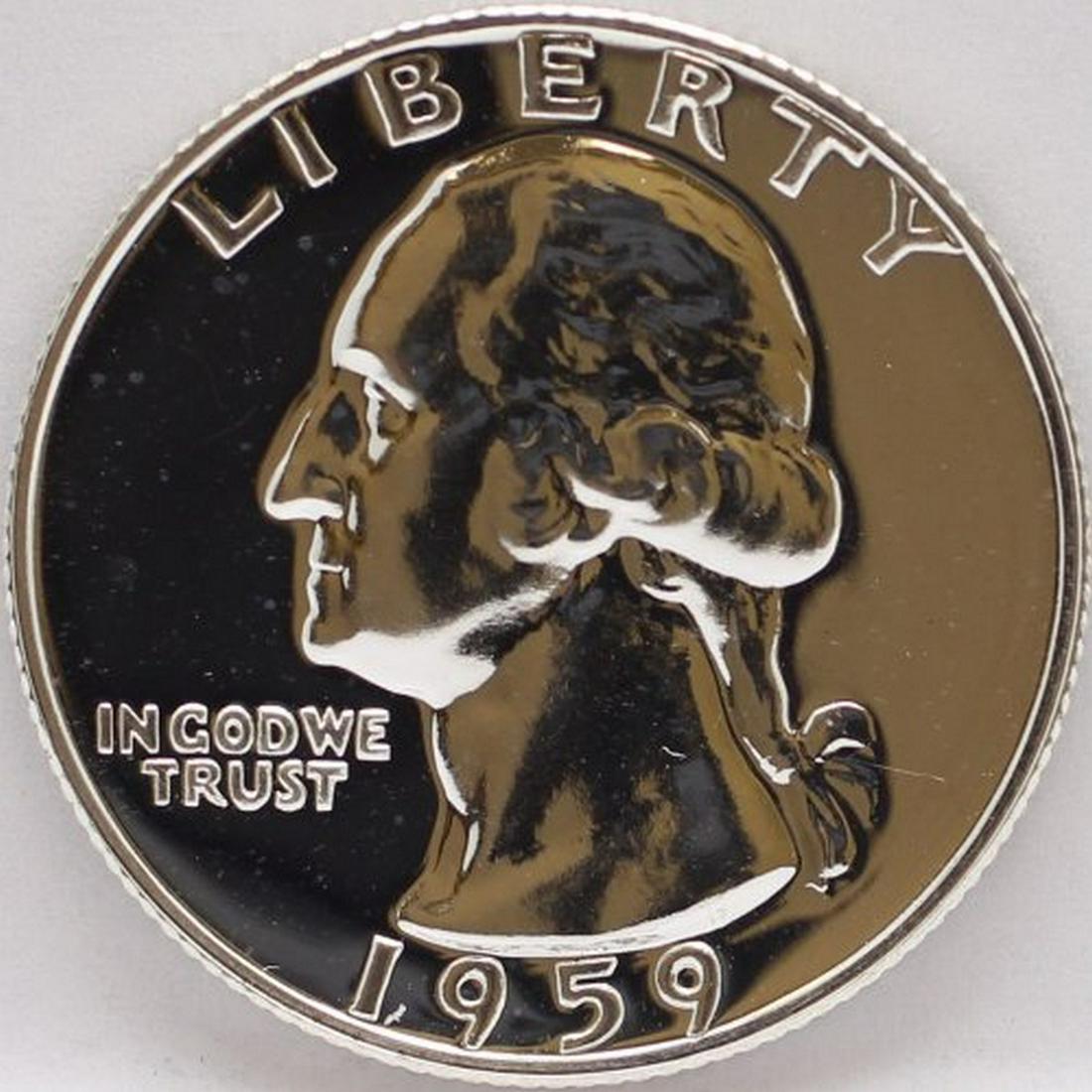 1959 Proof Silver Washington Quarter (1 of 1)