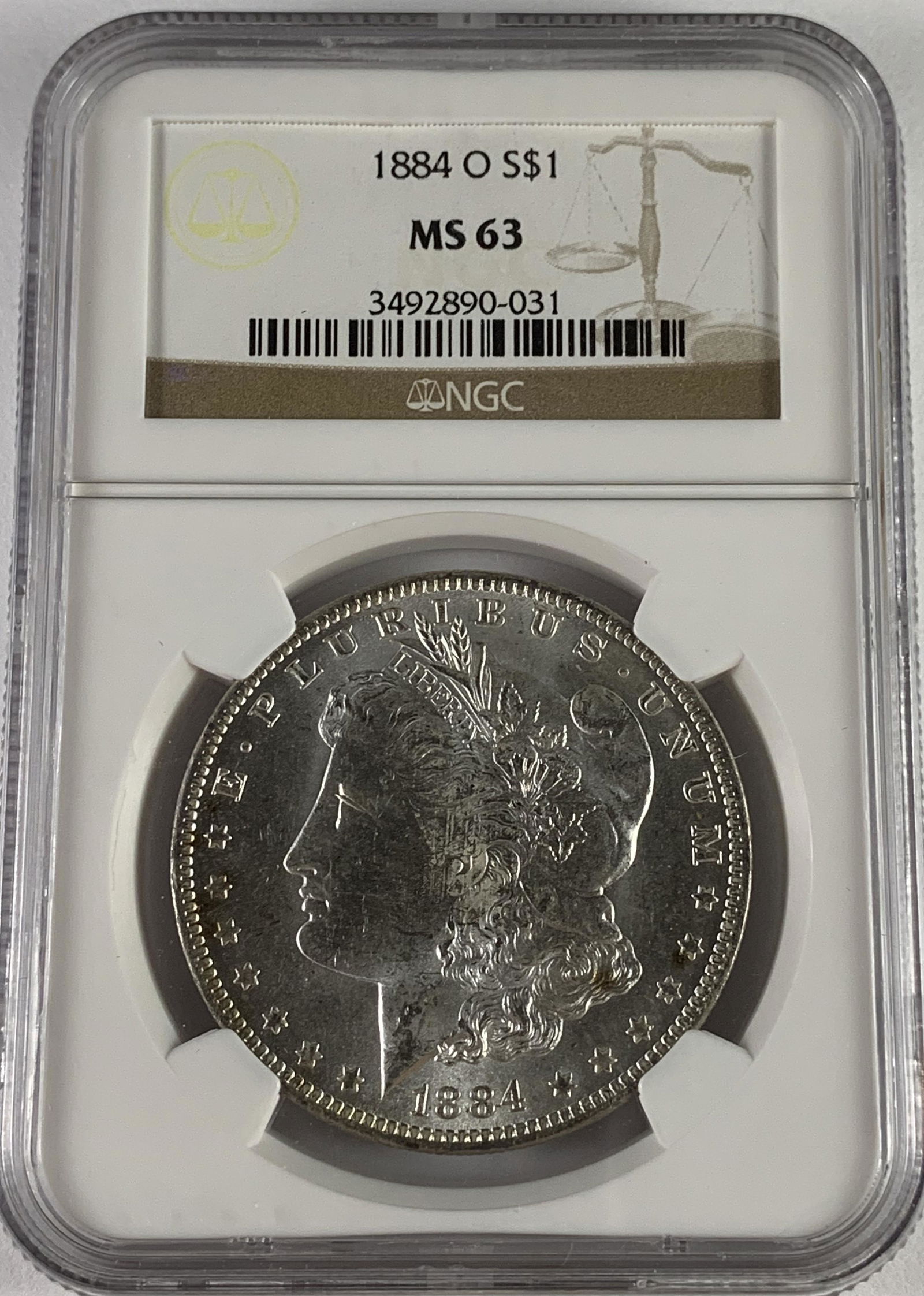1884-O $1 Morgan Silver Dollar NGC MS63 (1 of 4)
