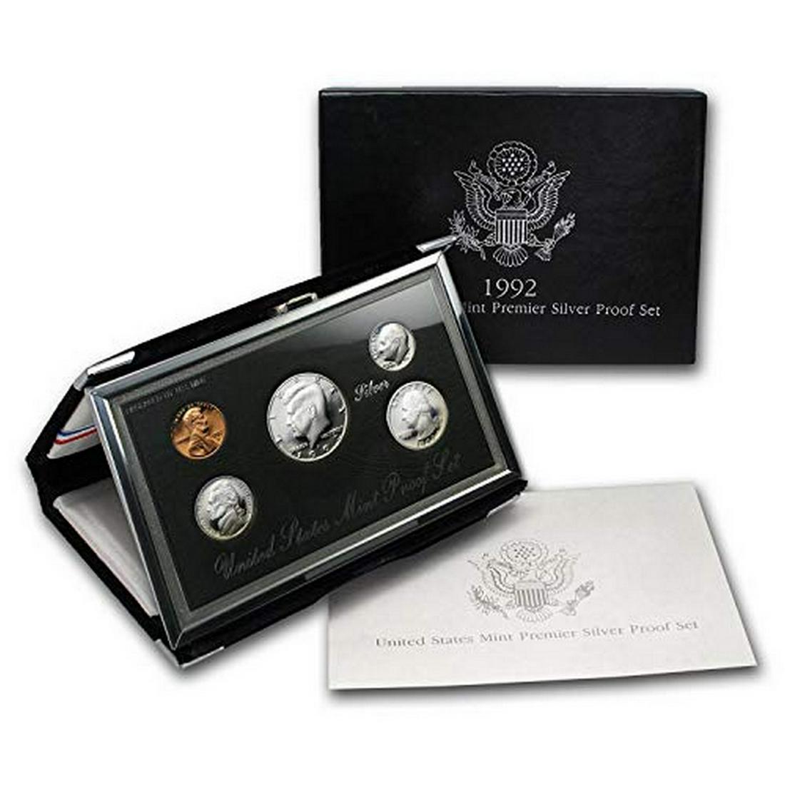 1992-S Premier Silver Proof Set  in OGP & COA (1 of 3)
