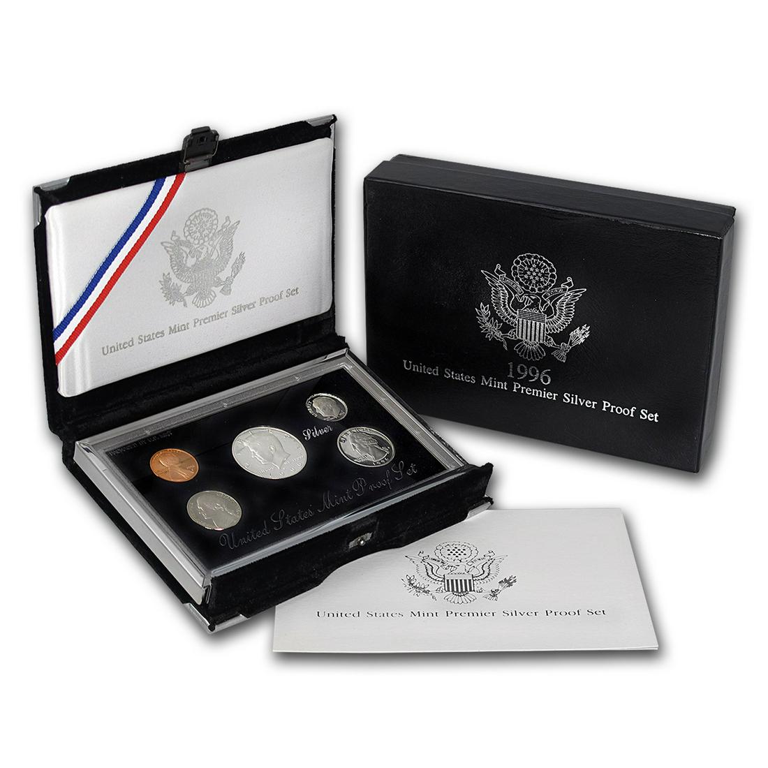 1996-S Premier Silver Proof Set  in OGP & COA (1 of 3)