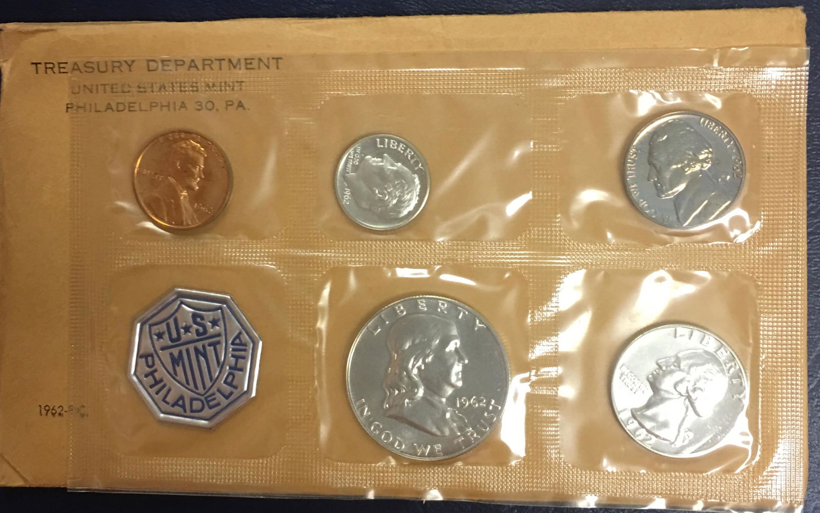 1962-P Silver Proof Set in Original Government Envelope (1 of 3)