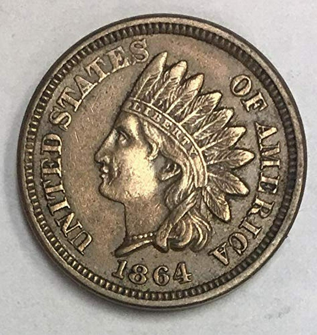 1864 Indian Head Cent Copper-Nickel 1c EF (1 of 1)