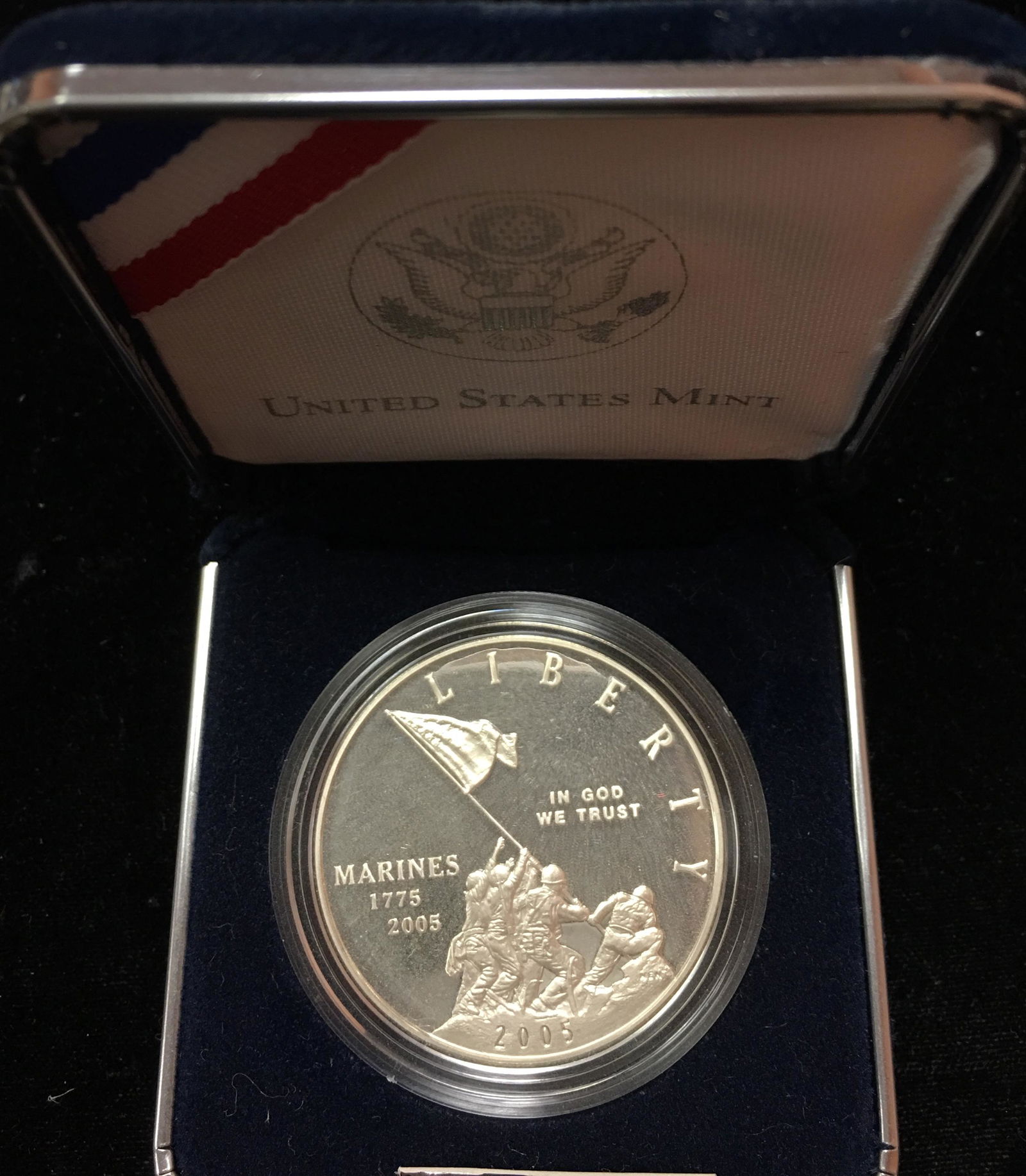 2005-P Marine Corps 230th Anniversary Commemorative (1 of 3)