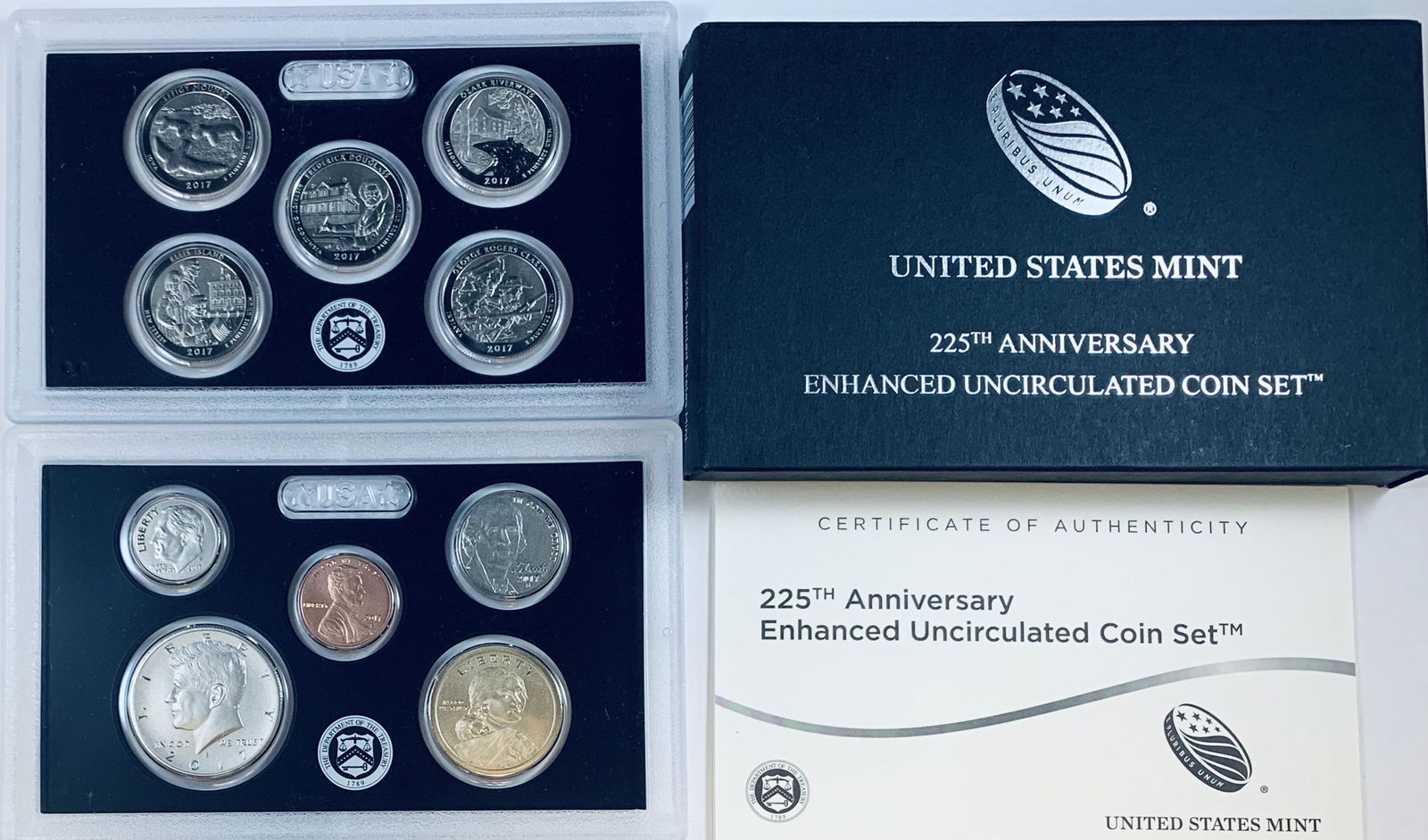 2017 S 225th Anniversary Enhanced Coin Set in Original (1 of 7)
