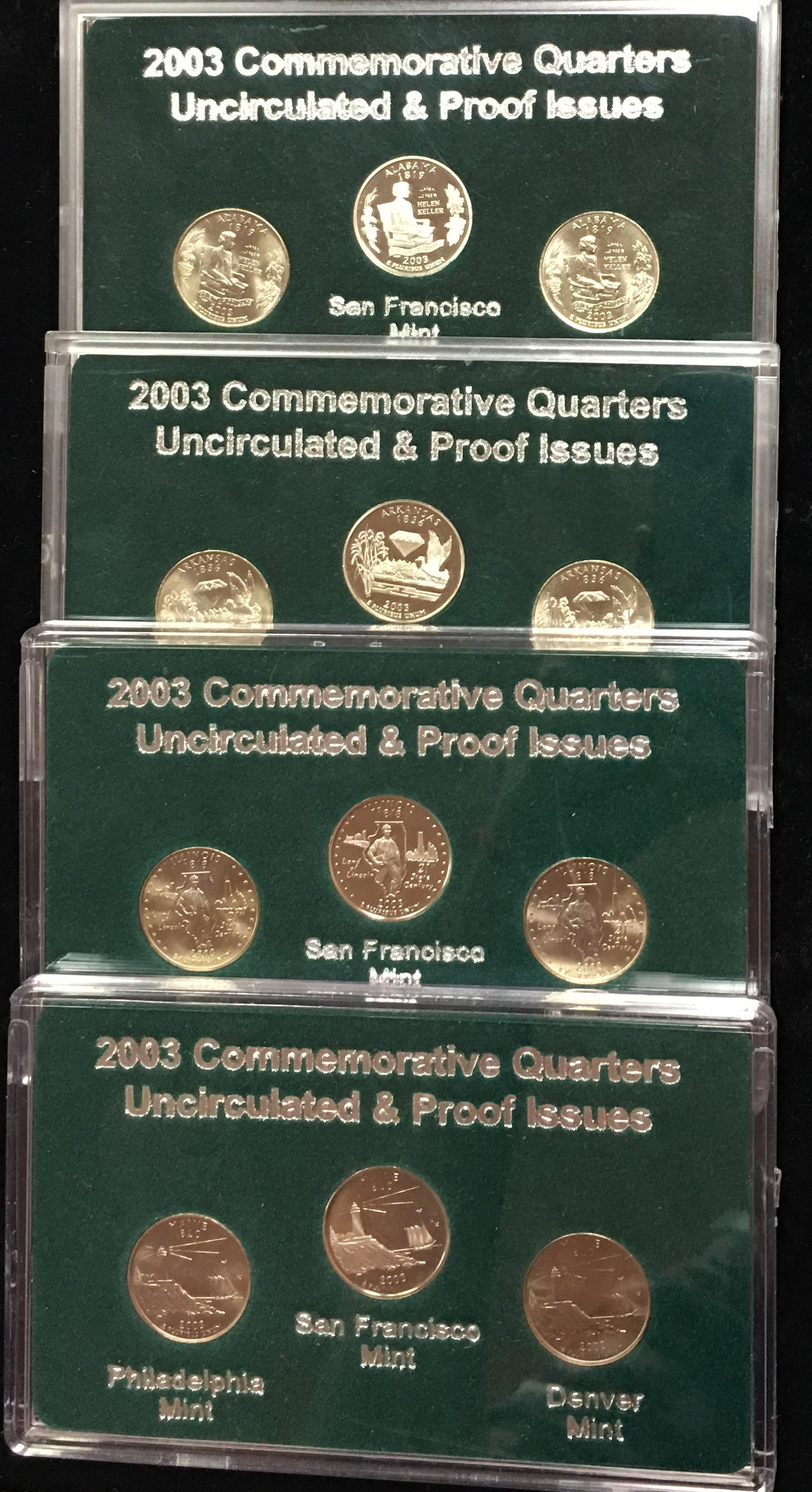 2003 Commemorative Quarters Uncirculated & Proof Issues (1 of 5)