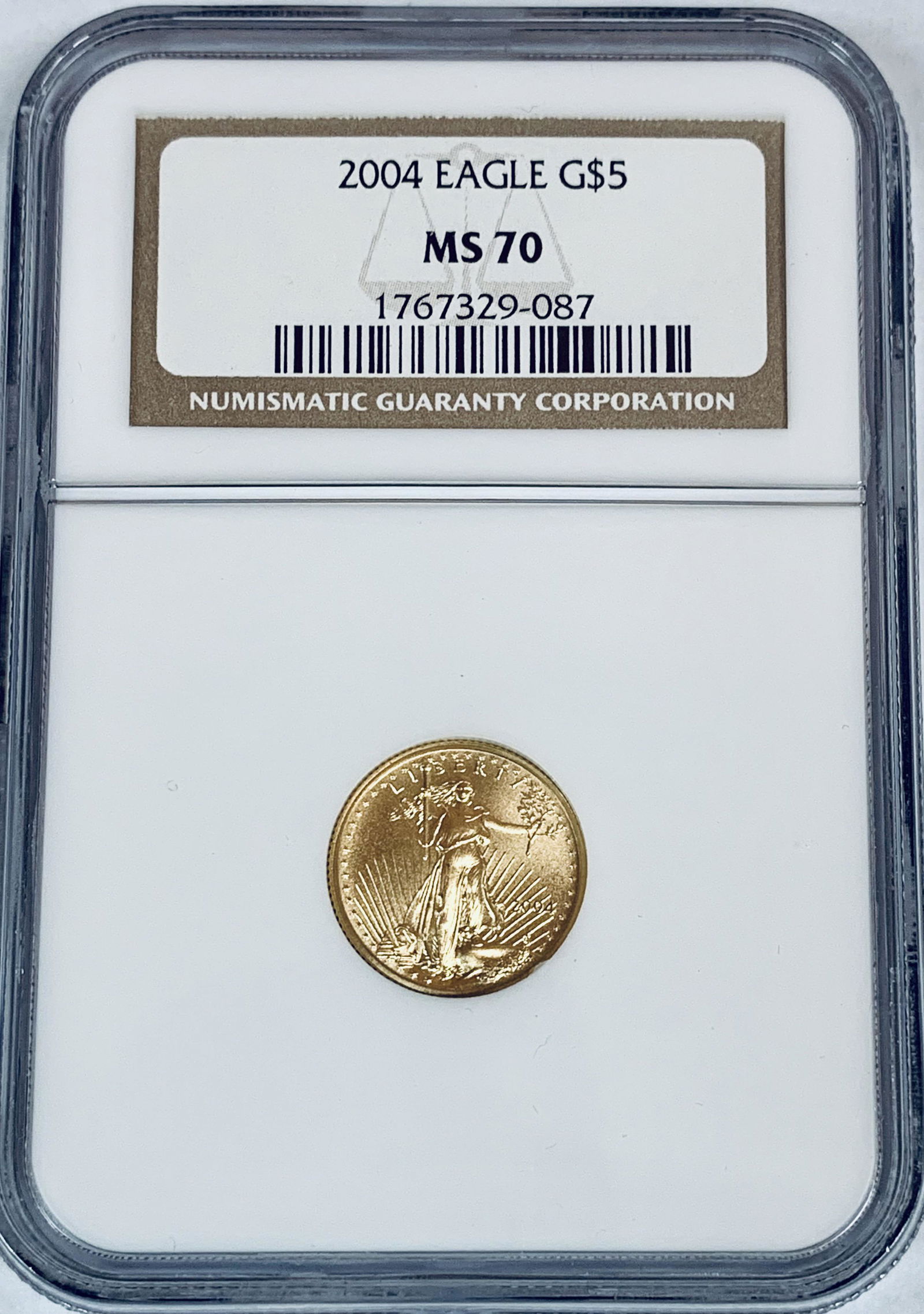 2004 $5 American 1/10 Gold Eagle NGC MS70 - No Spots (1 of 12)